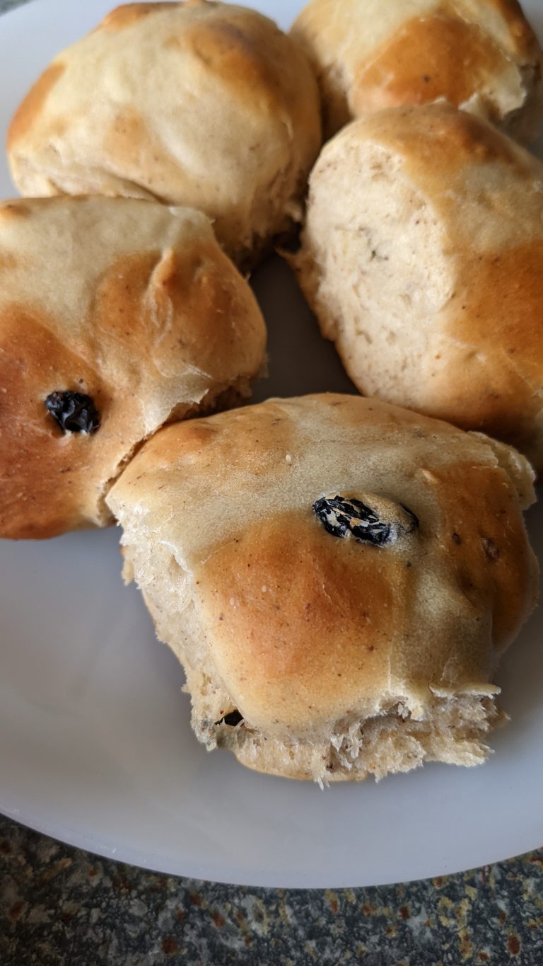 Eggless Easter Hot Cross Buns Recipe – Baking Recipes UK