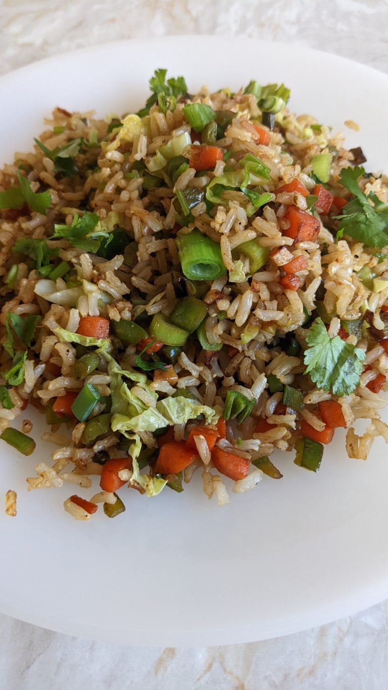 Ginger Powder Recipes – Vegetarian Fried Rice – Vegan Recipes
