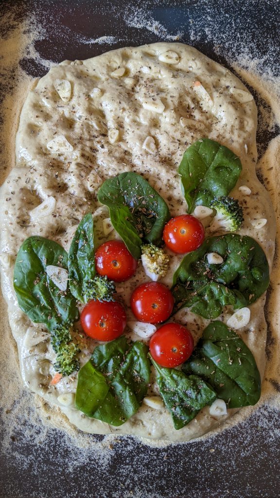 vegan-moringa-focaccia-bread-recipe-bread-recipes-uk-baking-bread-vegan-recipes