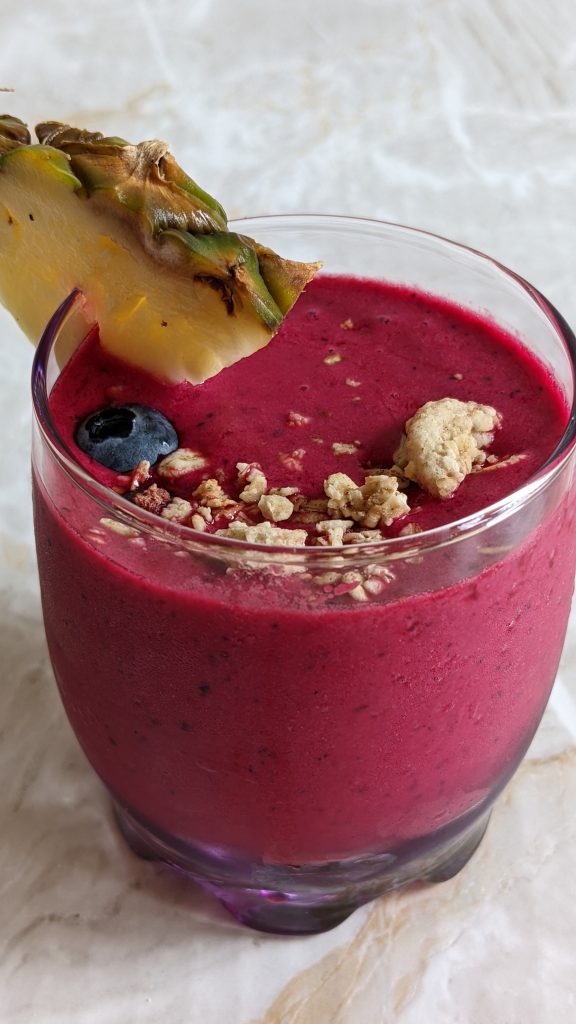 ginger-recipes-beetroot-pineapple-blueberry-and-ginger-antioxidant-boost-summer-pink-smoothie-recipe-easy-breakfast-weight-loss-recipe