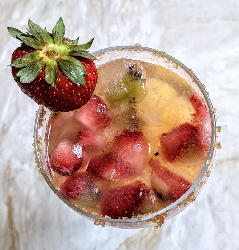 Fruit Punch Ginger Ale Mocktail for Beating the UK Heatwave
