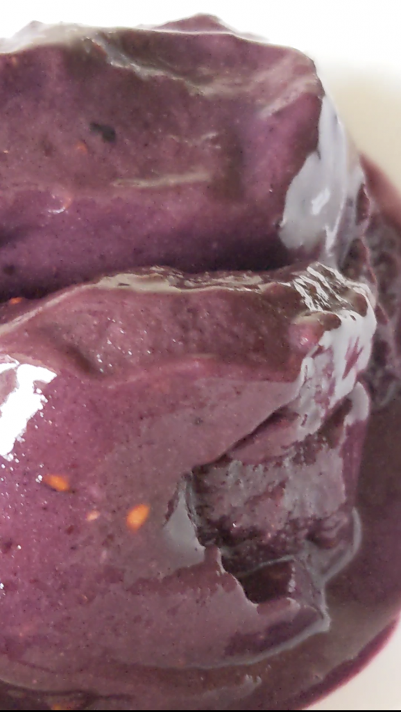 sleep-well-ashwagandha-powder-banana-blackberry-nicecream-or-smoothie-vegan-icecream-recipes-ashwagandha-recipes-healthy-dessert-recipes
