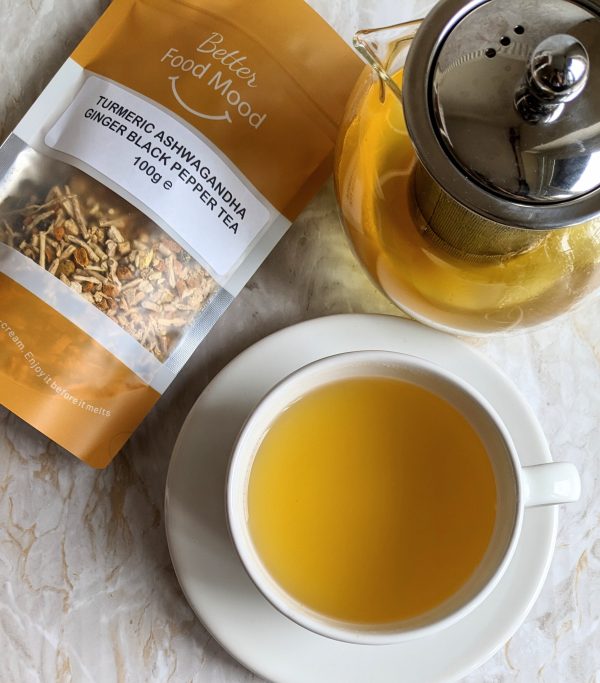 turmeric-ashwagandha-ginger-black-pepper-loose-tea-100gm-buy-herbal-tea-online-uk-sleep-tea-immunity-tea