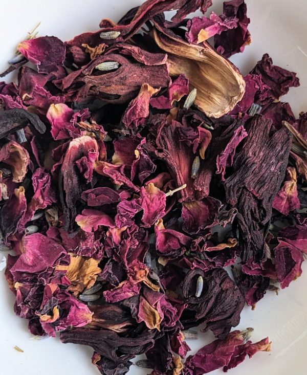rose-hibiscus-lavender-loose-leaf-tea-50g-no-caffeine-herbal-tea-uk-beauty-sleep-calm-reinvigorate-buy-online-uk