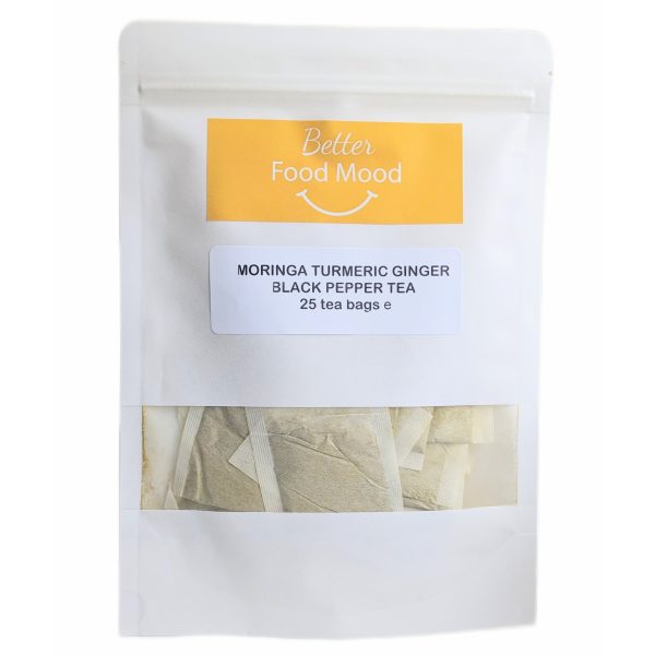 ALL THE GOODNESS - Moringa Turmeric Ginger Black Pepper Tea Bags (25 tea bags)