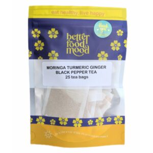 moringa turmeric ginger black pepper tea bags uk
