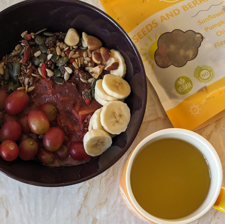 Winter Apple Carrot & Ginger Immunity Oats – Healthy Breakfast Recipes