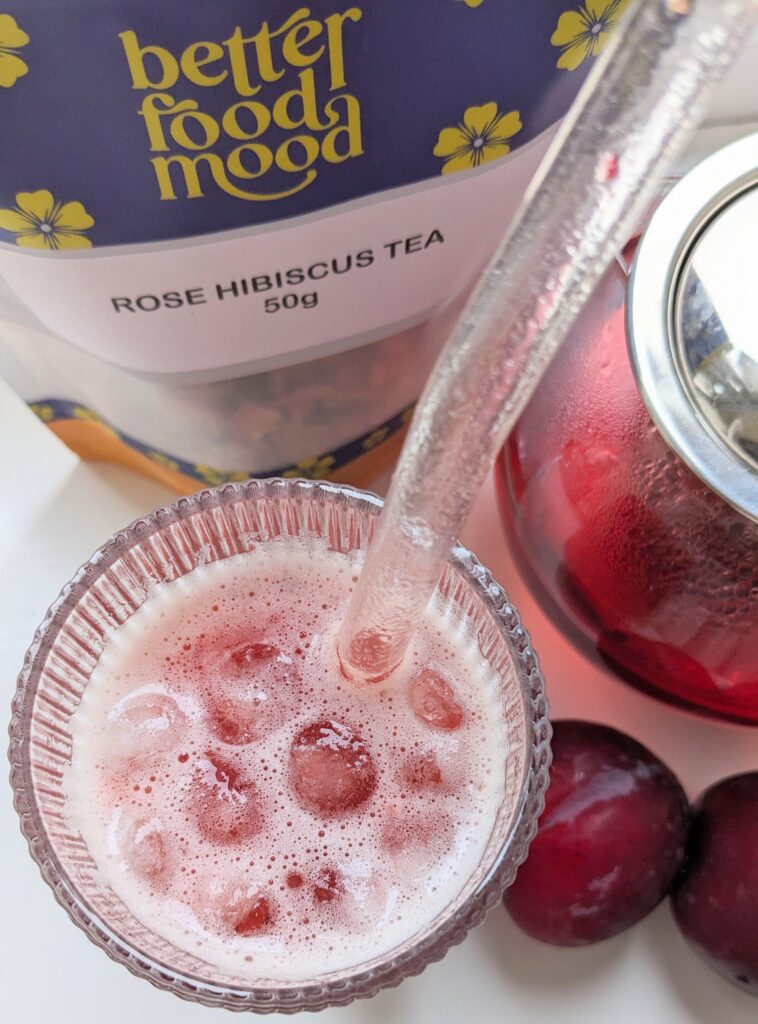 iced rose hibiscus tea recipe