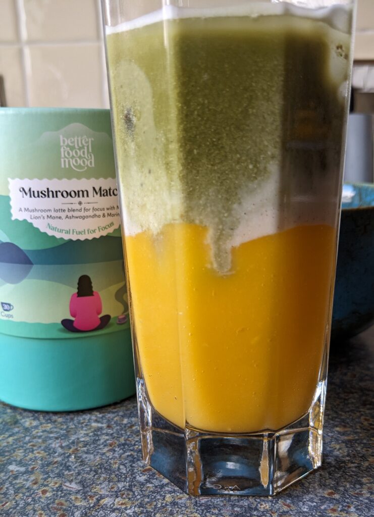 Mushroom Matcha Latte