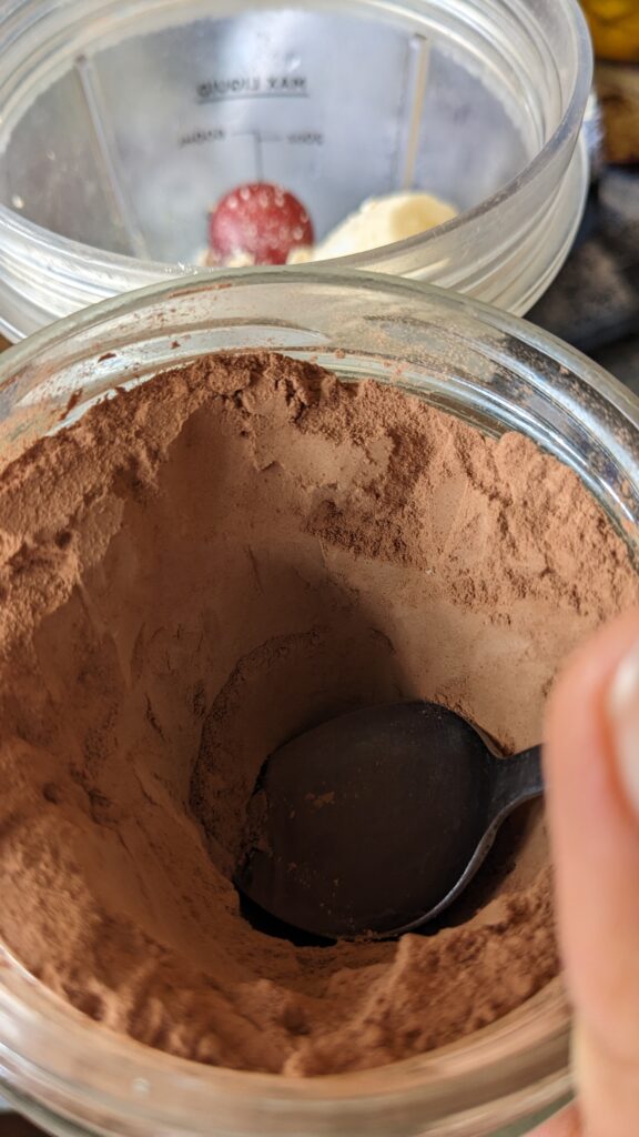 raw cacao powder