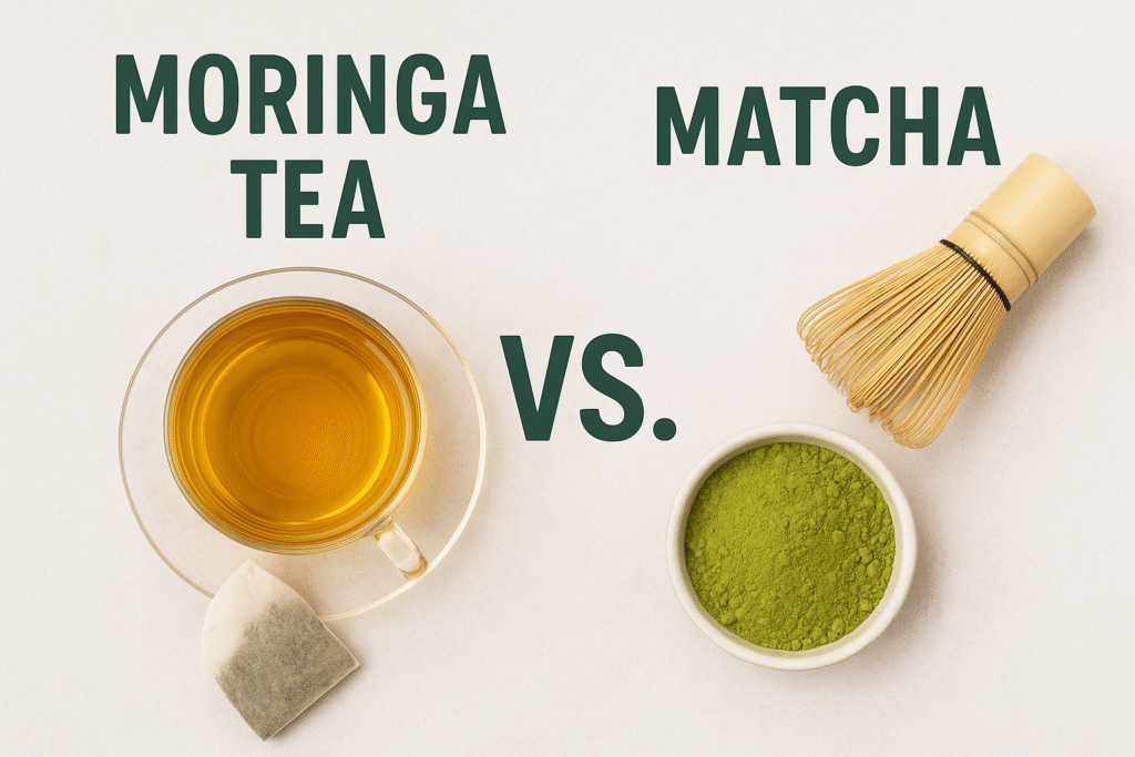 moringa tea vs matcha